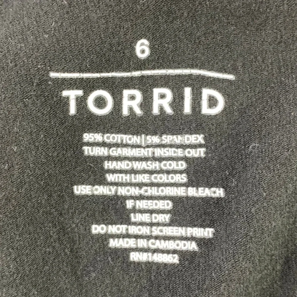 Torrid Celestial Star Leggings Women 6X Black Galaxy Celestial Stretch Ankle